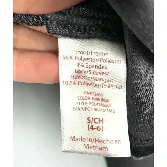 Faded Glory Velvet Bell Sleeve Top SMALL Pullover Blouse - Picture 7 of 10